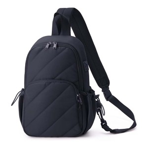 Sac de poitrine en nylon personnalisé, nouveau, pour l'extérieur, sportif, décontracté, léger, style cycliste, sac à dos premium, unisexe, à bandoulière unique - Product Image 1
