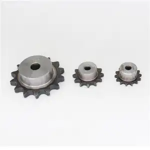 Wholesale C45 Steel Single Type 06B 08B 10A 12A 16A Standard Customized Roller Chain Sprocket