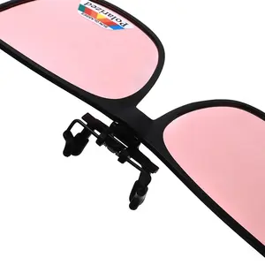 New Model TR 90 Magnetic Clip On Polarized Light Lens Match Glasses Case Sunglasses