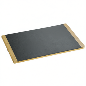 Tabla de servir KESPER con marco de madera de pizarra, rectangular, para exhibir embutidos y quesos - Product Image 2