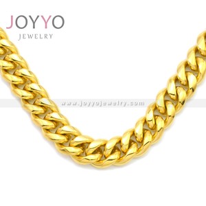 Nombre personalizado placa de oro de acero inoxidable collar de joyería Punk para hombres <span class=keywords><strong>cadena</strong></span> de eslabones de alta calidad estilo de moda para aniversarios - Product Image 6