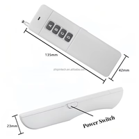Télécommande RF sans fil 433Mhz, 4 boutons, transmetteur longue portée 3KM, universel pour ouvre-porte de garage, système d'alarme