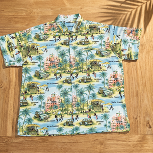 Chemise hawaïenne pour homme à manches courtes, imprimé tropical, en popeline de coton respirante, idéale pour les vacances d'été, col rabattu - Product Image 3
