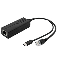Commutateurs réseau 802.3Af Poe Splitter and Injector 12V Rj45 Converter avec entrée d'alimentation 48V 12V pour systèmes PoE