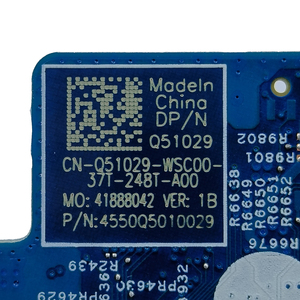 Placa Base Original Nueva para Dell Inspiron 13 5320, i5-1240P Q51029 0DIN 13 N ADL LPDDR5 203127-1 FWJJ7$JA - Product Image 3