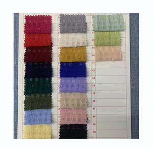 Tela Jacquard de 100% T con alambre de plata y celosía catiónica para mujer, ropa femenina de almacén de tela, Huo Shu Yin Hua 100D - Product Image 1