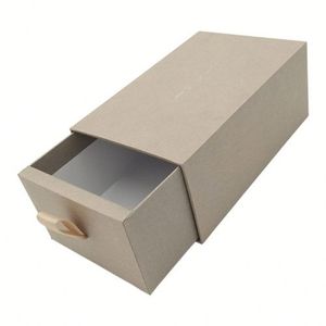 Boîte coulissante de luxe en carton rigide personnalisée avec ruban et cordon, boîte à tiroir pour emballage cadeau, boîte cadeau pour bijoux - Product Image 2