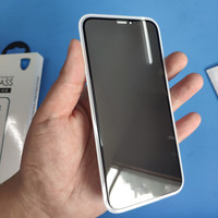 Protection d'écran en verre trempé anti-espion 2.5D Fullcover pour iPhone 18 17 16 15 14 13 Pro Max