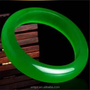 Pulseira verde esmeralda feminina, bracelete hidratante verde quartzita
