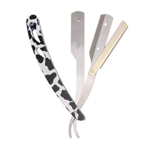 Navaja de Barbero OEM para Cortar el Cabello, Cuchilla de Precisión de Acero Inoxidable, Afeitadora Plegable Ligera, Herramienta Profesional para Salón de Belleza, Fabricante - Product Image 1