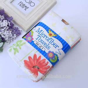 Fashionable Factory Direct Wholesale 2 Pcs Printed 2 Pcs Plain Microfiber Cleaning <strong>Cloth</strong> - Product Image 2