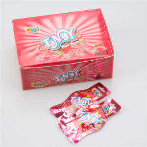 Dulces Halal <span class=keywords><strong>al</strong></span> por Mayor en Bolsas de Forma Irregular, Bonbons Rosados con Sabor a Fresa, Caramelos Masticables de Frutas para Niños - Product Image 2