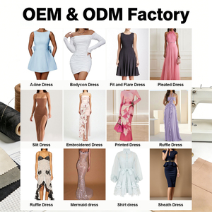 Toptan OEM/ODM Lüks Özel Tek Noktadan Hizmetler Kokteyl Partisi Dar Kesim Elbise Üreticisi Tasarımcı Markalar İçin - Product Image 3