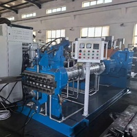 Haute efficacité fabriquée en Chine Machine d'extrudeuse en caoutchouc d'alimentation à froid de baril de goupille/machines d'extrusion en caoutchouc