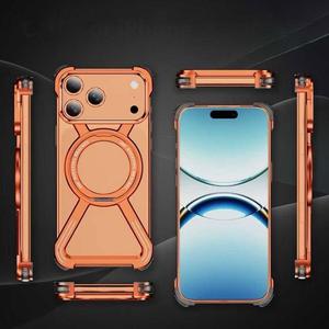 NOUVEAU 2026 pour iPhone 17 Series – Coque de protection haut de gamme en alliage de titane minimaliste avec support rotatif à 360° et anneau magnétique - Product Image 3