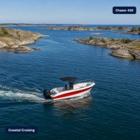 Bateau de pêche à coque en V de 4300 mm, 14 degrés, FRP, 60 CV max, 4 personnes, réservoir de carburant de 40 L, pare-brise, bateau côtier CE, 14 pieds, 14,1 pieds, offshore CE
