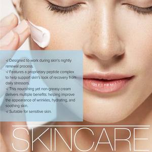 Crème réparatrice à la niacinamide et à l'hyaluronate de sodium - Pour <span class=keywords><strong>une</strong></span> utilisation de jour et de <span class=keywords><strong>nuit</strong></span> pour réduire les rides, hydrater en profondeur et améliorer la texture de la peau - Product Image 3