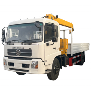 יצרן מוביל במכירות, דונגפנג 4*2, משאית עם מנוף 10 טון, הגה ימני, משאית עם מנוף טלסקופי 4X2 עם מנוף נייד ליצוא - Product Image 1