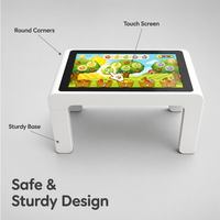 Table tactile interactive intelligente pour la programmation et le codage STEM pour enfants, 32, 43, 55 pouces, pour la salle de classe, la maison, le laboratoire, les cours de robotique, OEM personnalisé, IP65