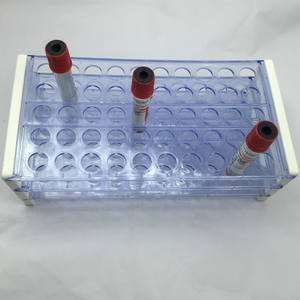Nuevo Soporte para Tubos de Ensayo de Plástico Kang, 13mm 16mm 18mm, Tres Niveles Desmontables, Material PP, Resistente a Químicos, para Recolección de Sangre - Product Image 1