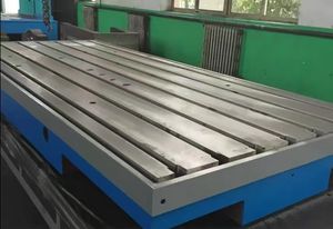 맞춤형 CNC 기계 주철 표면 플레이트 T-슬롯 및 스탠드 측정 및 게이지 도구가있는 튼튼한 철제 침대 - Product Image 5