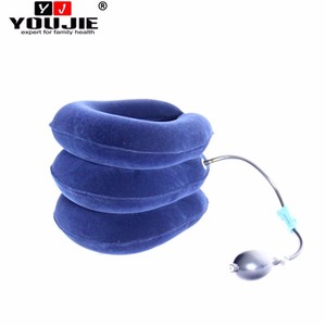 Dispositivo de tracción <span class=keywords><strong>Cervical</strong></span> para tratamiento del dolor en el hogar, ensanchador de cuello, soporte inflable para el cuello - Product Image 4