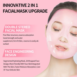 Produits de soin de la peau OEM, masque facial en hydrogel rose bio-collagène ADN de saumon PDRN, hydratant pour le visage, soin du visage de nuit - Product Image 6