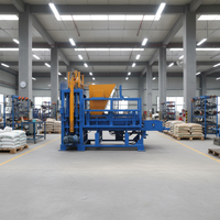 Machine à blocs solides entièrement automatique QT4-15, usine de fabrication de briques en béton