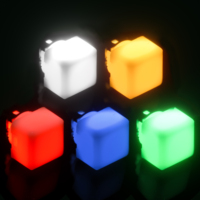 Interrupteurs à bouton-poussoir étanches avec LED, tête plate, momentanés, à 5 broches, 12 V, 12 x 12 mm, à montage traversant