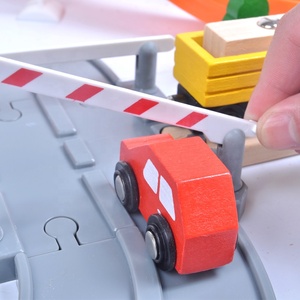 Bộ Tàu Khai Thác Mỏ, Bộ Tàu Cần Cẩu, Bộ Tàu Đồ Chơi 55 Chiếc Đồ Chơi Có Khe Gỗ 51*91*39 Cm Hộp Màu EN71 ASTM Acooltoy 45*10.5*42 Cm 50 - Product Image 3