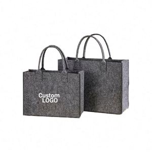 Sac fourre-tout en feutre Ys5697 en gros avec logo, cadeaux promotionnels personnalisés - Product Image 1
