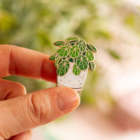 Mode métal plante Badge personnalisé Adorable Mini Cactus plante en pot ensemble plaqué or émail broches petit cadeau broche Badge broche