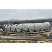 Edificio Prefabricado de Estructura de Acero Ligero de Dos Pisos con Diseño de Nave Industrial, Gran Oferta