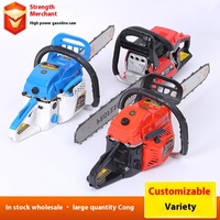 Tronçonneuse à essence portable de 20 pouces haute puissance pour l'abattage industriel des arbres, certifiée GS, avec guide-chaîne, pour usage domestique, OEM, bricolage, 58cc