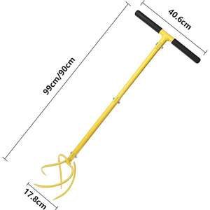 Outils de jardinage - Motoculteurs <span class=keywords><strong>à</strong></span> griffes, motoculteurs rotatifs, désherbeurs de sol, aérateurs de pelouse, bacs de jardinage, jardinières - Acier au carbone DIY - Product Image 3