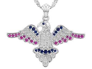 Fábrica Mayorista de Joyería Tailandesa LY: Nuevo Collar con Colgante de Fénix de Latón Ecológico Bañado en Rodio, Cadena con Dije de Pájaro de Zirconia para Mujer - Product Image 1