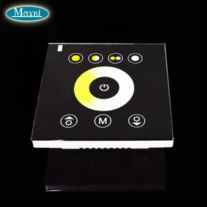 Single color CCT RGB Wireless Wall-Mounted Touch Panel Controller Dimmer Switch for Light Tape Strip