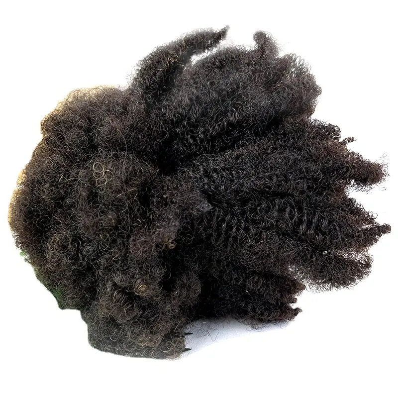 Envío rápido 100% extensiones humanas sin procesar Kinky Curly KC3 4B4C Afro Kinky Bulk cabello humano para trenzas cabello trenzado humano