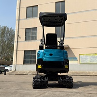 Mini-excavatrice à chenilles compacte de 1,5 tonne avec châssis extensible, livraison gratuite, excavatrice agricole de 1 à 2 tonnes à vendre