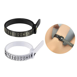 Outil de mesure de taille de bague US, ceinture ajustable pour la mesure des bijoux - Product Image 1