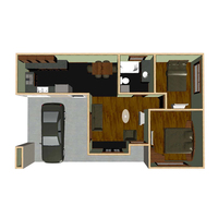 SIPs House Kit Panneau Sandwich Maison Préfabriquée Quacent Luxe Minimaliste Design Moderne Maisons Préfabriquées En Bois Villa