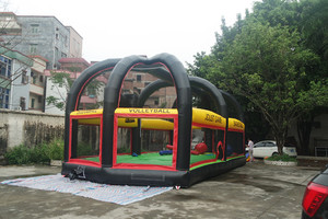 מסחרי pvc מתנפחים כדורגל עבור ילדים ומבוגרים עבור משחקי ספורט סבון קרנבל עבור השכרת