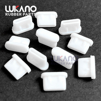 Bouchon anti-poussière USB-C en silicone personnalisé, protection de port de charge Type-C, étanche et anti-poussière