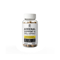 Capsules à base de plantes pour le soutien des glandes surrénales, Ashwagandha, aide au sommeil, soulagement du stress et calme émotionnel, capsules apaisantes pour la journée