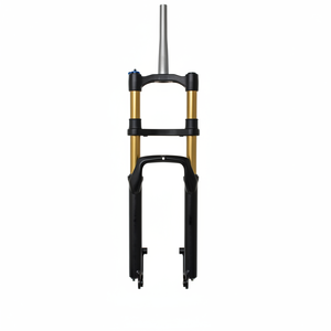 Fourche à Suspension légère à Double couronne 24H trou de rayon V système de freinage en acier pour vélo de ville gravier pliable en porte-à-faux - Product Image 1