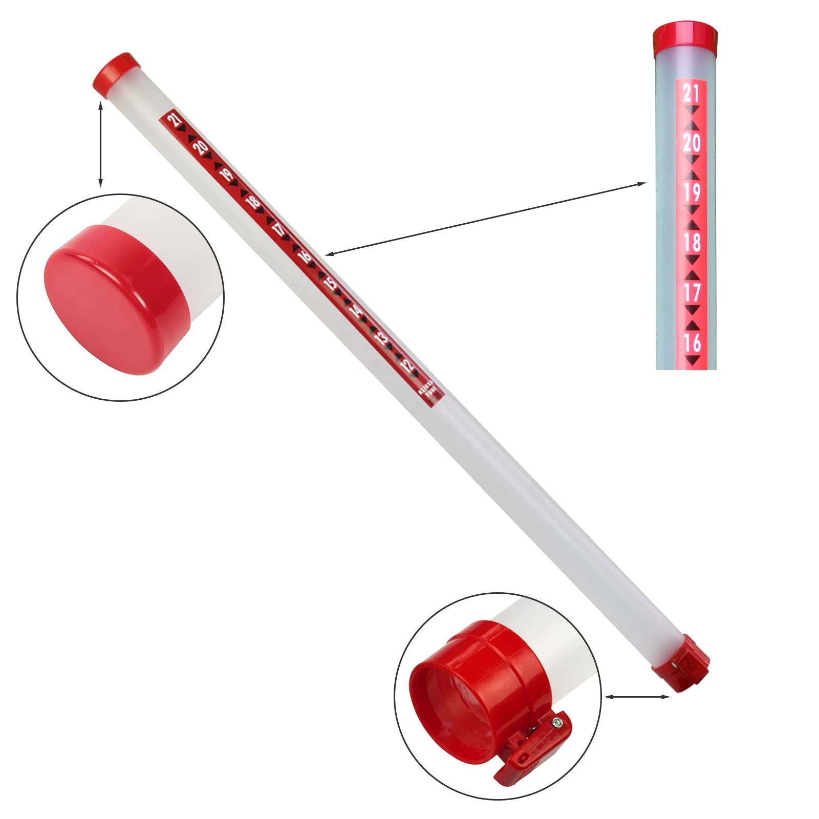 Golf Ball Retriever Ball Picker Golf Accessories Transparent Golf Ball Pickup Picker Tool