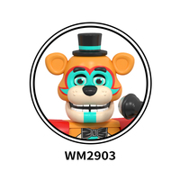 WM6206 Nouvelles figurines miniatures FNAF Five Nights at Freddy's, blocs d'action, horreur, ours de minuit, blocs de construction, briques, jouets, ensembles pour enfants