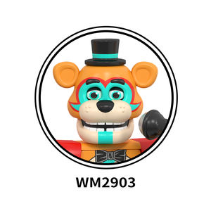 WM6206 Nuevo FNAF Five-Nights-Freddy Mini Figuras <span class=keywords><strong>de</strong></span> Acción Bloques <span class=keywords><strong>de</strong></span> Construcción Horror Midnight Bear Juguetes <span class=keywords><strong>de</strong></span> Ladrillos para Niños - Product Image 2