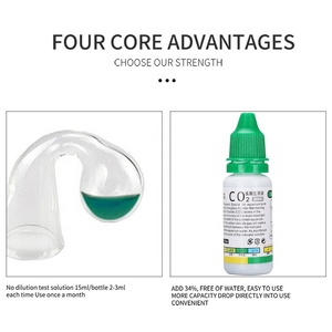 ZRDR-Solución de prueba líquida para acuario, Monitor de <span class=keywords><strong>CO2</strong></span> para pecera, indicador de gota, comprobador de plantas, PH, medidor de <span class=keywords><strong>CO2</strong></span> a largo plazo - Product Image 3
