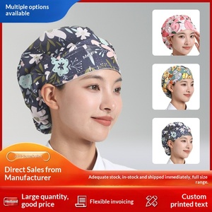 Gorro <span class=keywords><strong>de</strong></span> Trabajo Transpirable para Alimentos con Cubierta para el Cabello, Protección Contra Aceite y Humo, Gorro <span class=keywords><strong>de</strong></span> Chef para Restaurante, Higiene, Uso Doméstico, Gorro Antipolvo para Enfermeras - Product Image 4